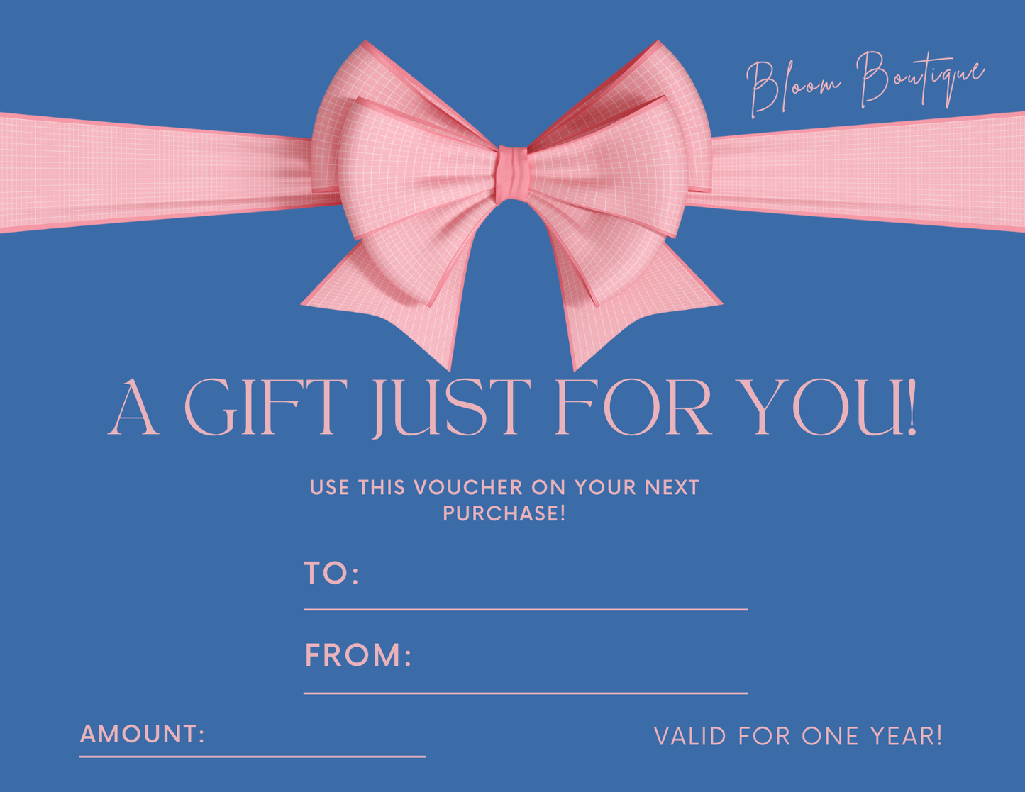 Bloom Gift Certificate