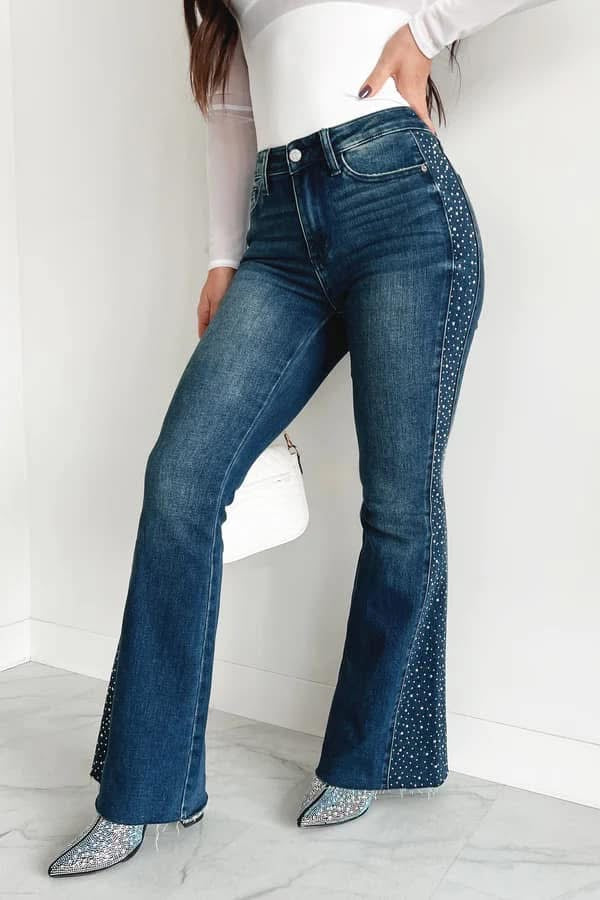 Rachel Rhinestone Judy Blue Jeans