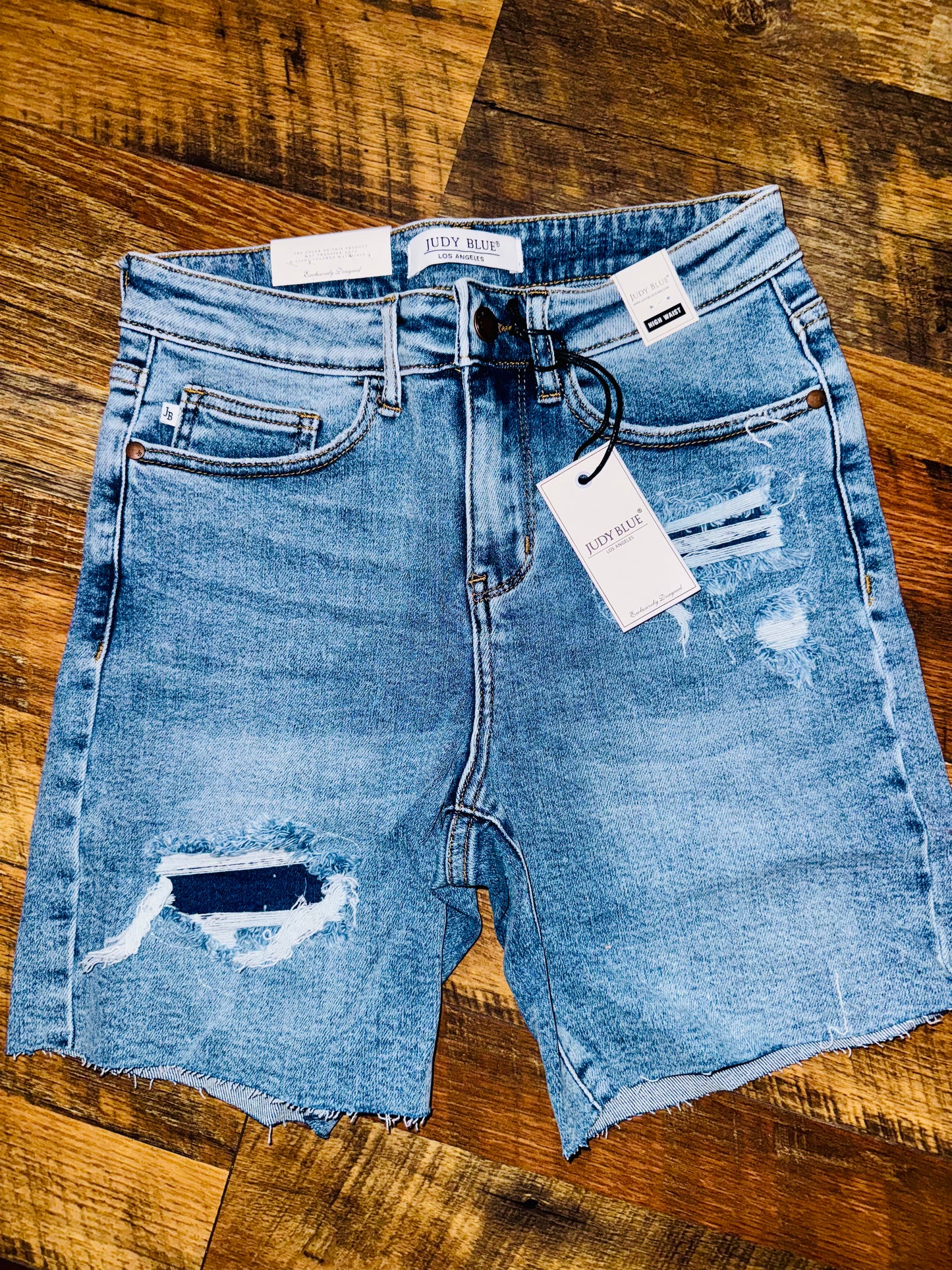 Patched Judy Blue Shorts