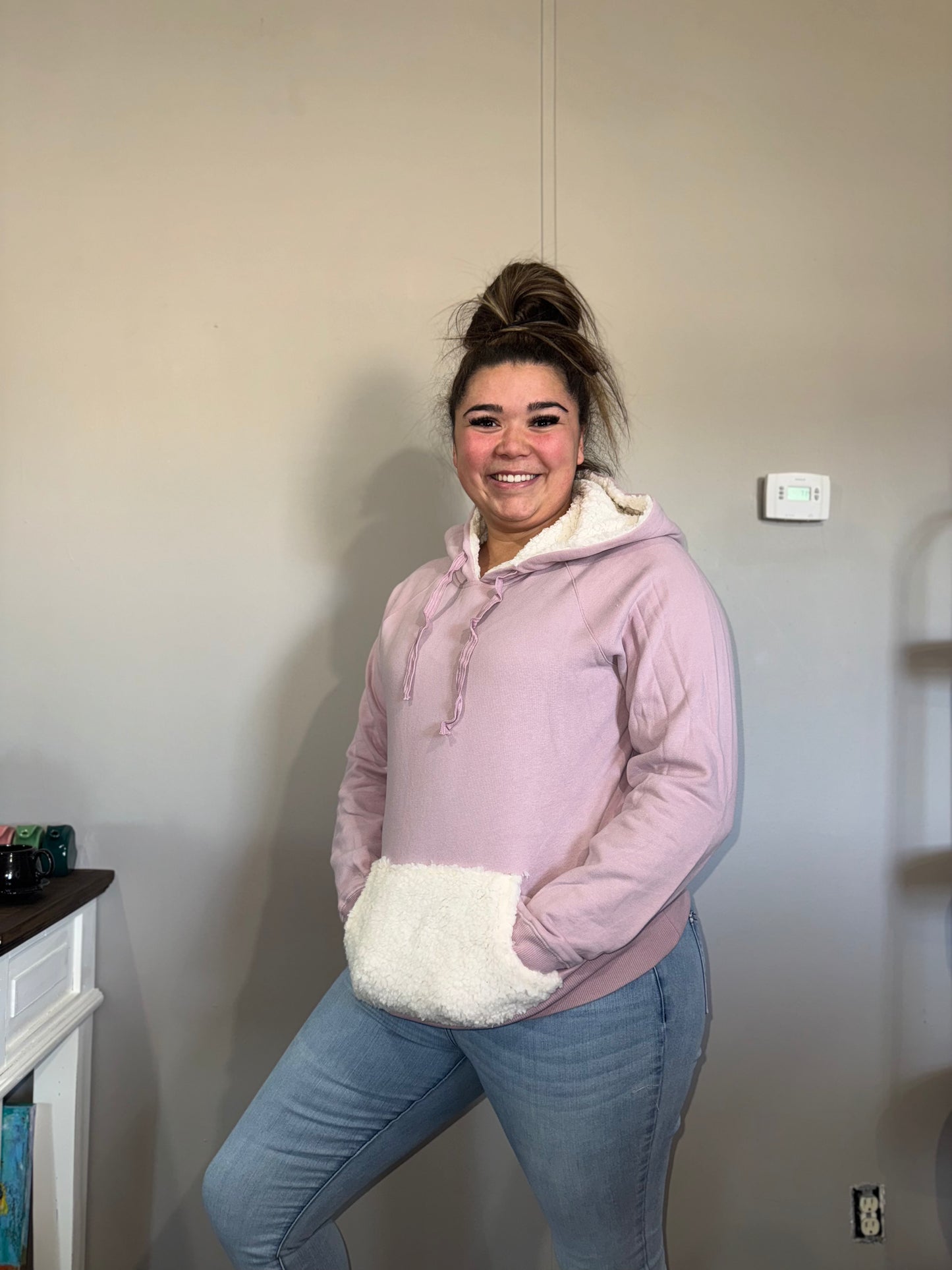 Lavender Fleece Hoodie