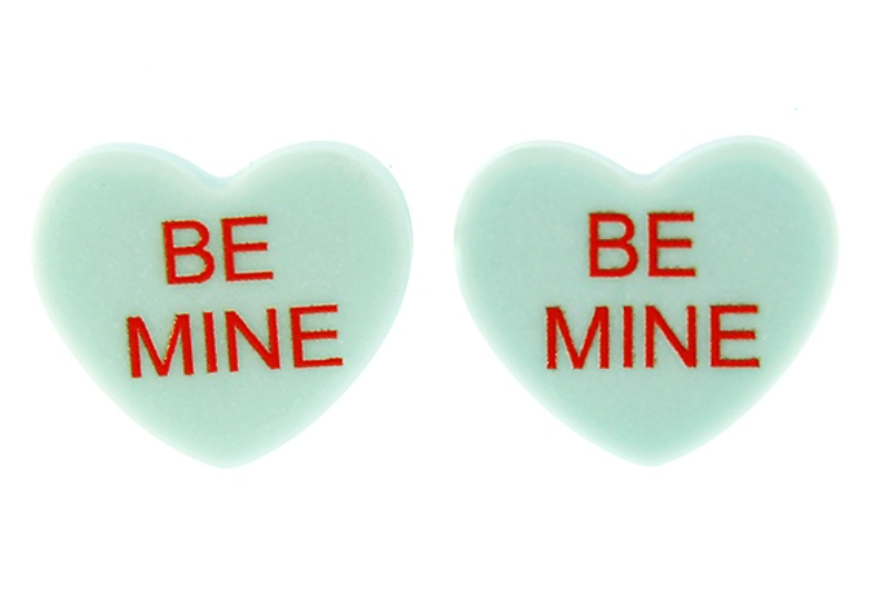 Be Mine Heart Studs