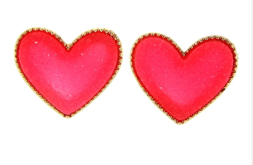 Heart Studs
