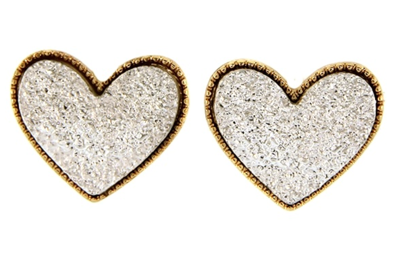 Heart Studs
